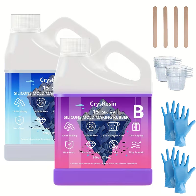 زجاجتان سعة 500 مل من السيليكو - مراجعة Candle Making Kit وسعره