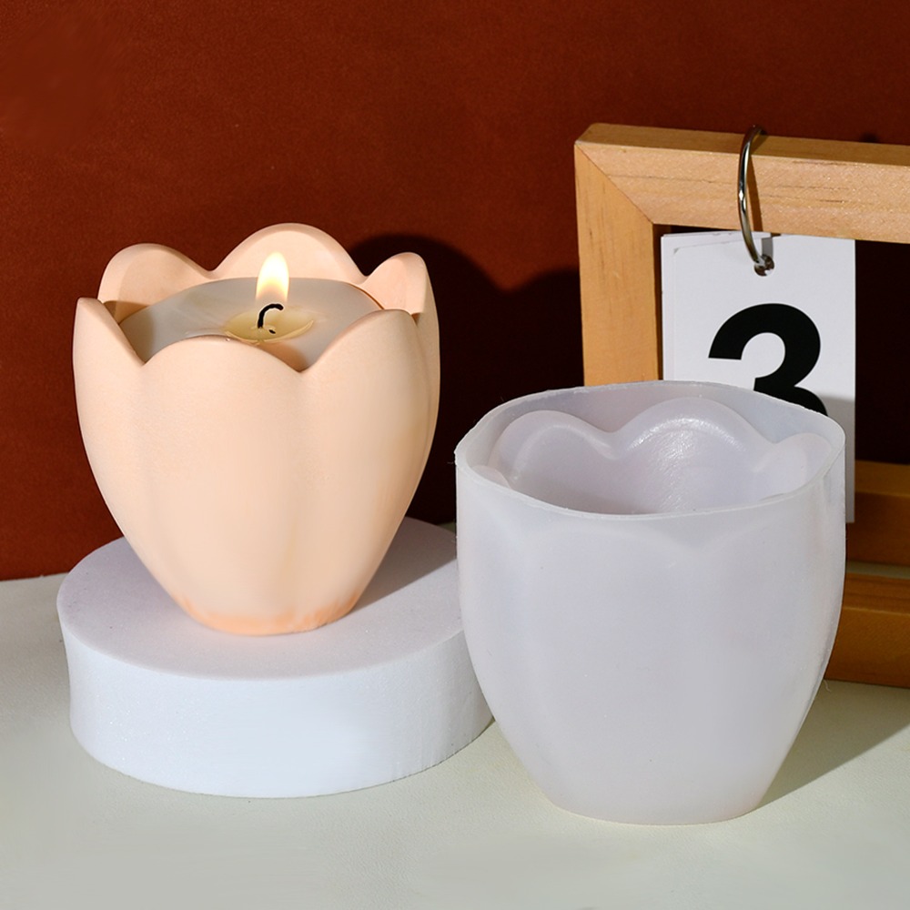 توليب شمعة حامل قوالب السيليكو - مراجعة Candle Containers وسعره