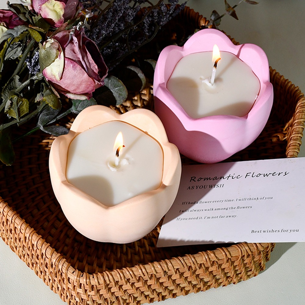 توليب شمعة حامل قوالب السيليكو - مراجعة Candle Containers وسعره
