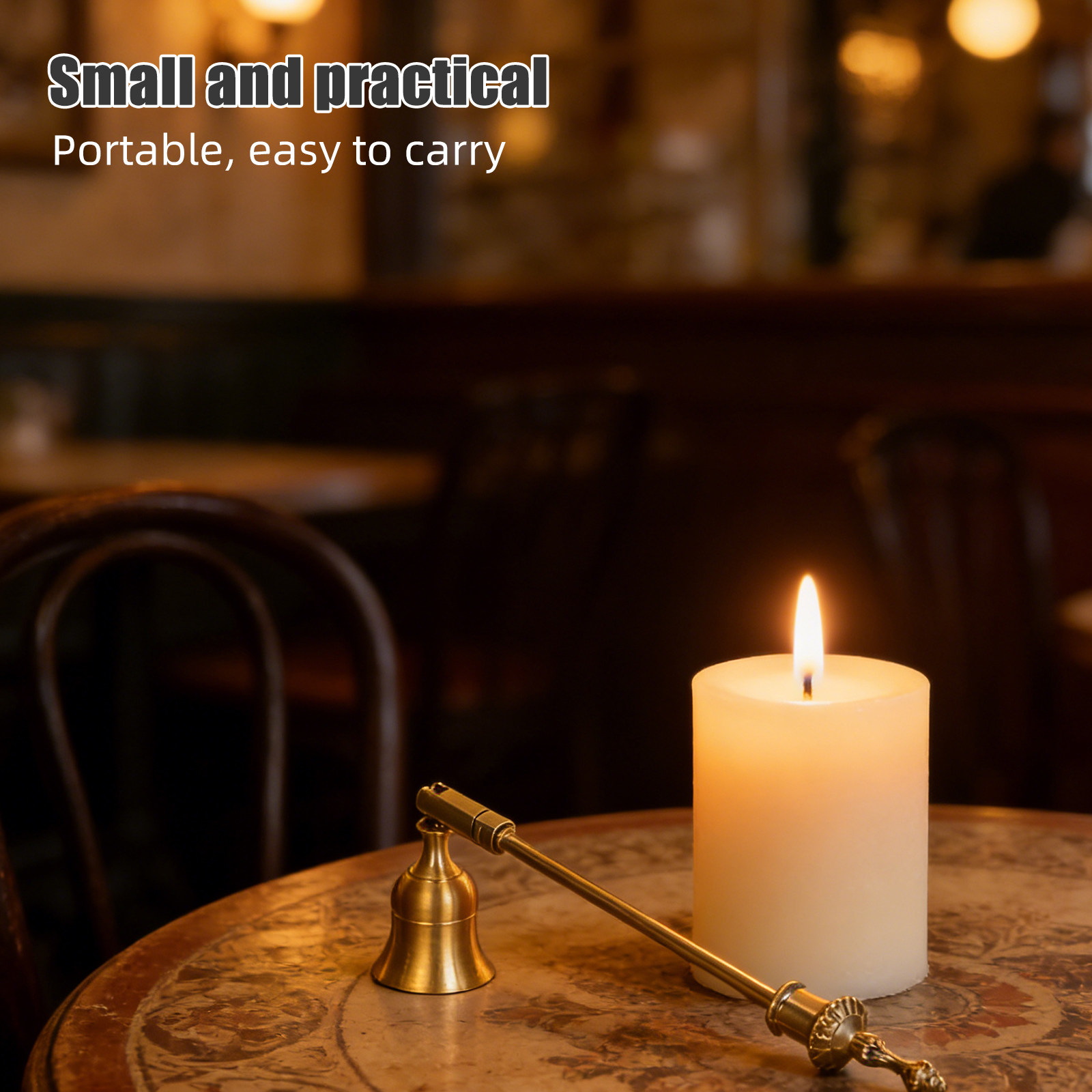 أداة إطفاء شموع عتيقة مزخرفة ب - مراجعة Candle Wick وسعره