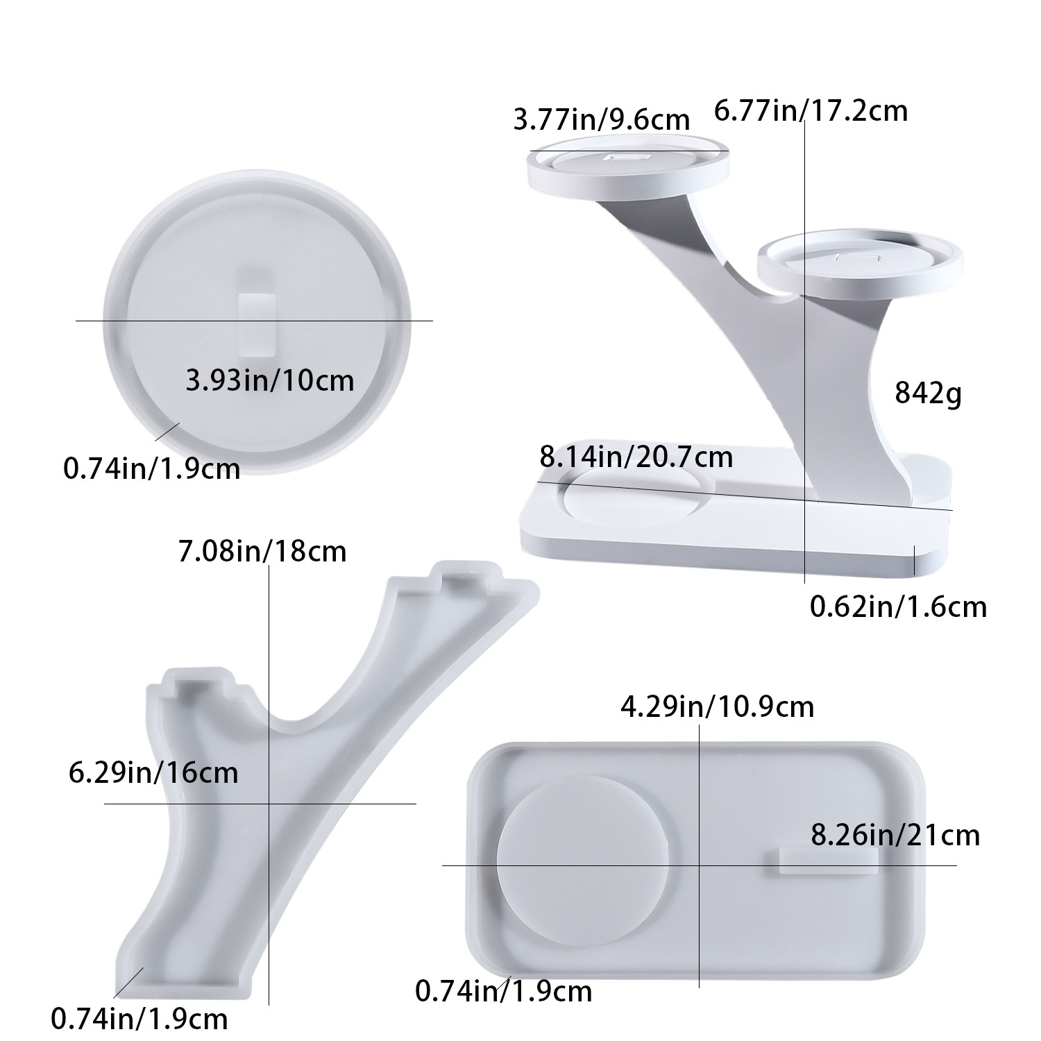 قالب سيليكون لعمل حامل شموع من - مراجعة Candle Molds وسعره