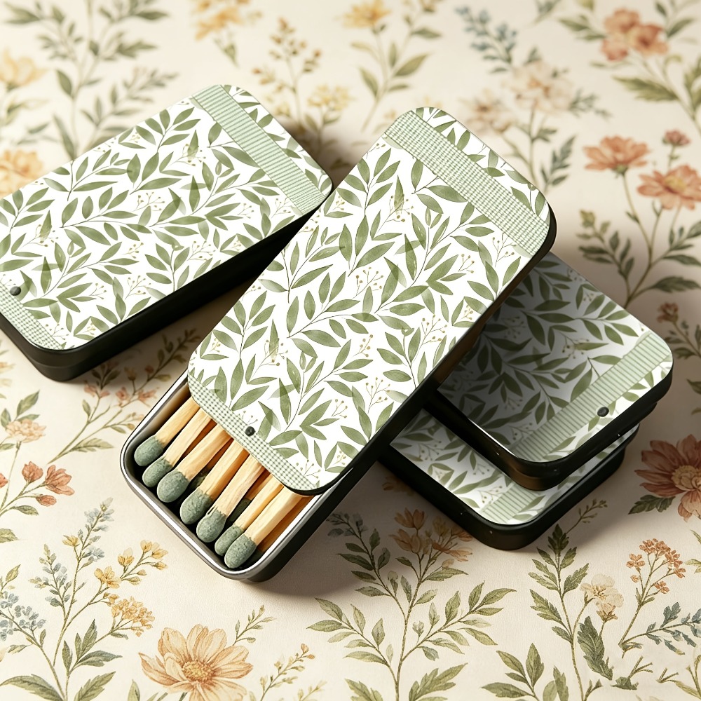 علب كبريت مزخرفة بنمط أوراق خض - مراجعة Candle Lighter وسعره
