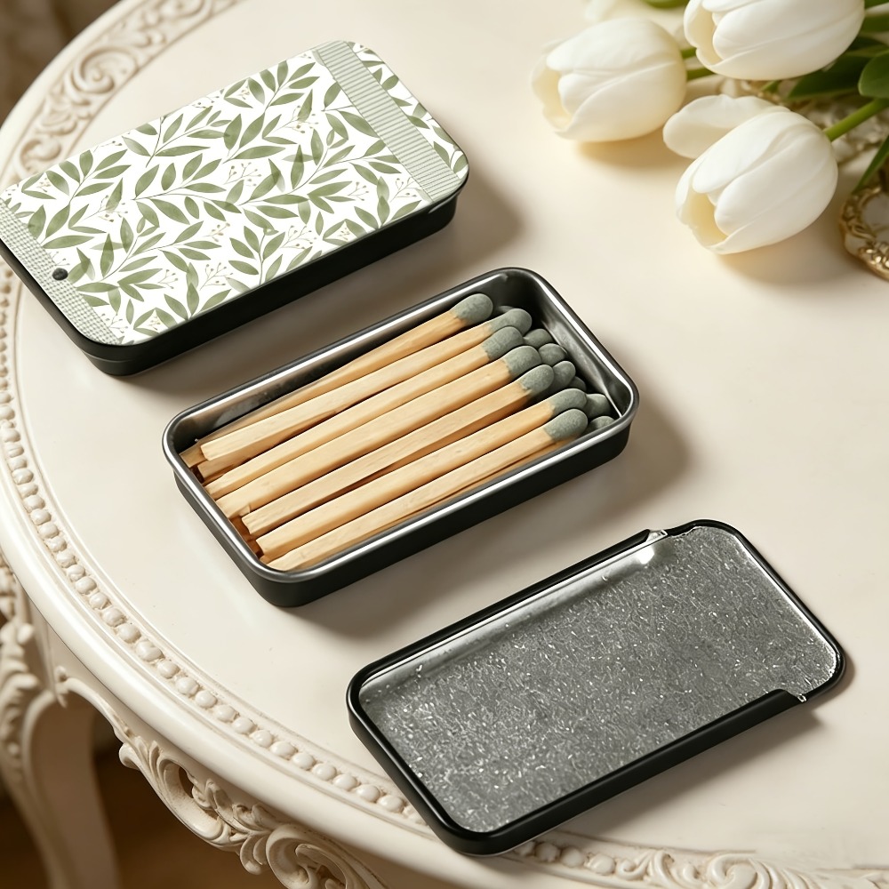 علب كبريت مزخرفة بنمط أوراق خض - مراجعة Candle Lighter وسعره