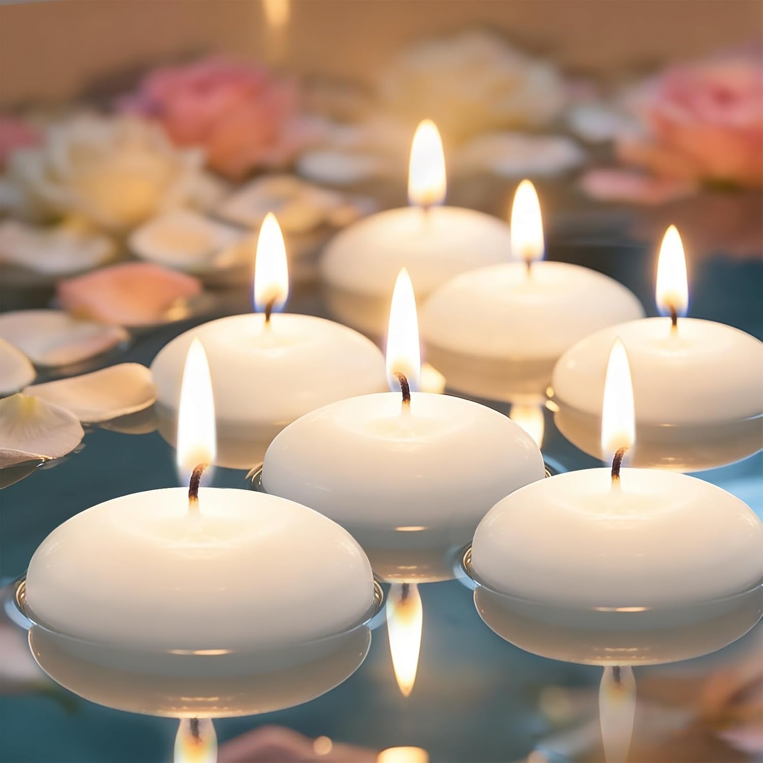 20 قطعة من الشموع العائمة غير  - مراجعة Paraffin Wax وسعره