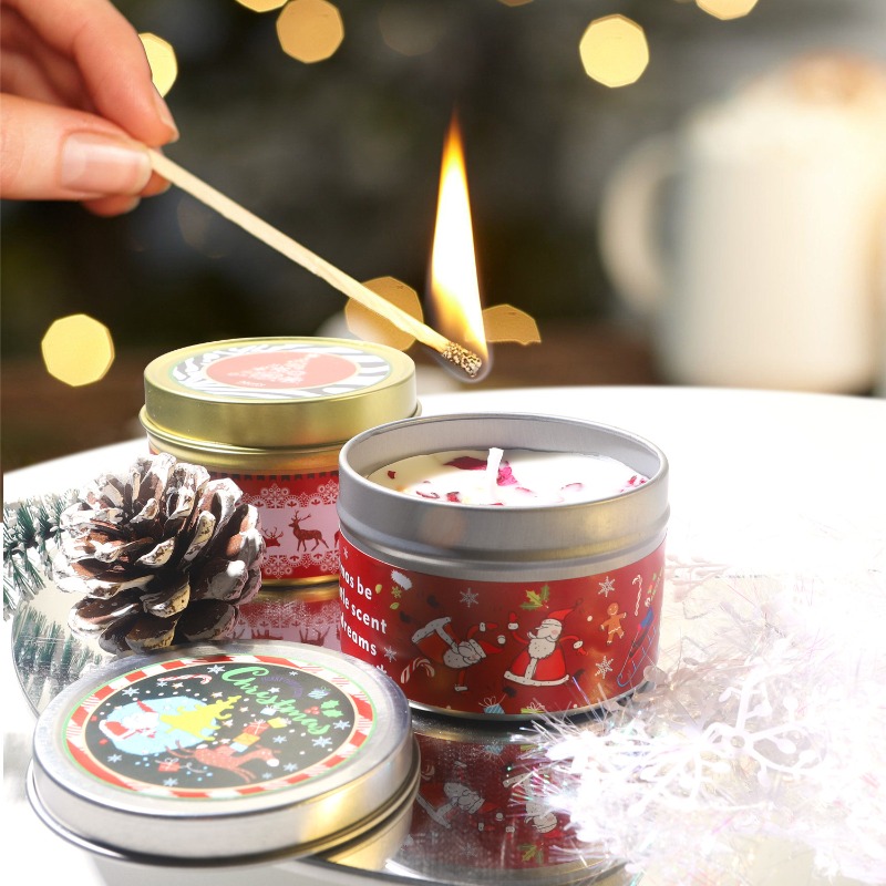 مجموعة هدايا شموع عيد الميلاد  - مراجعة Soy Wax وسعره