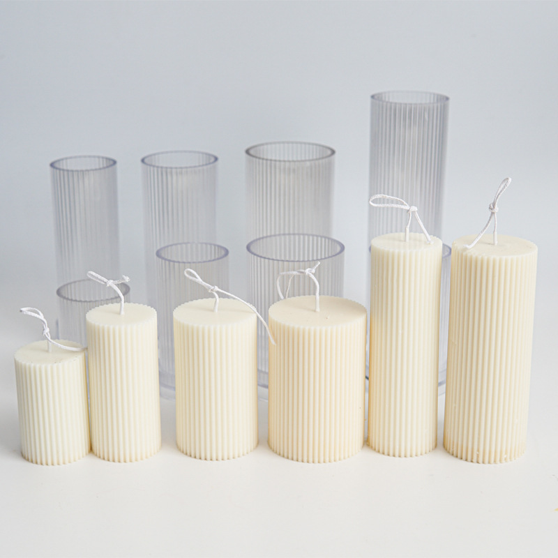 قالب شمع أسطواني جديد بتصميم خ - مراجعة Candle Making Kit وسعره