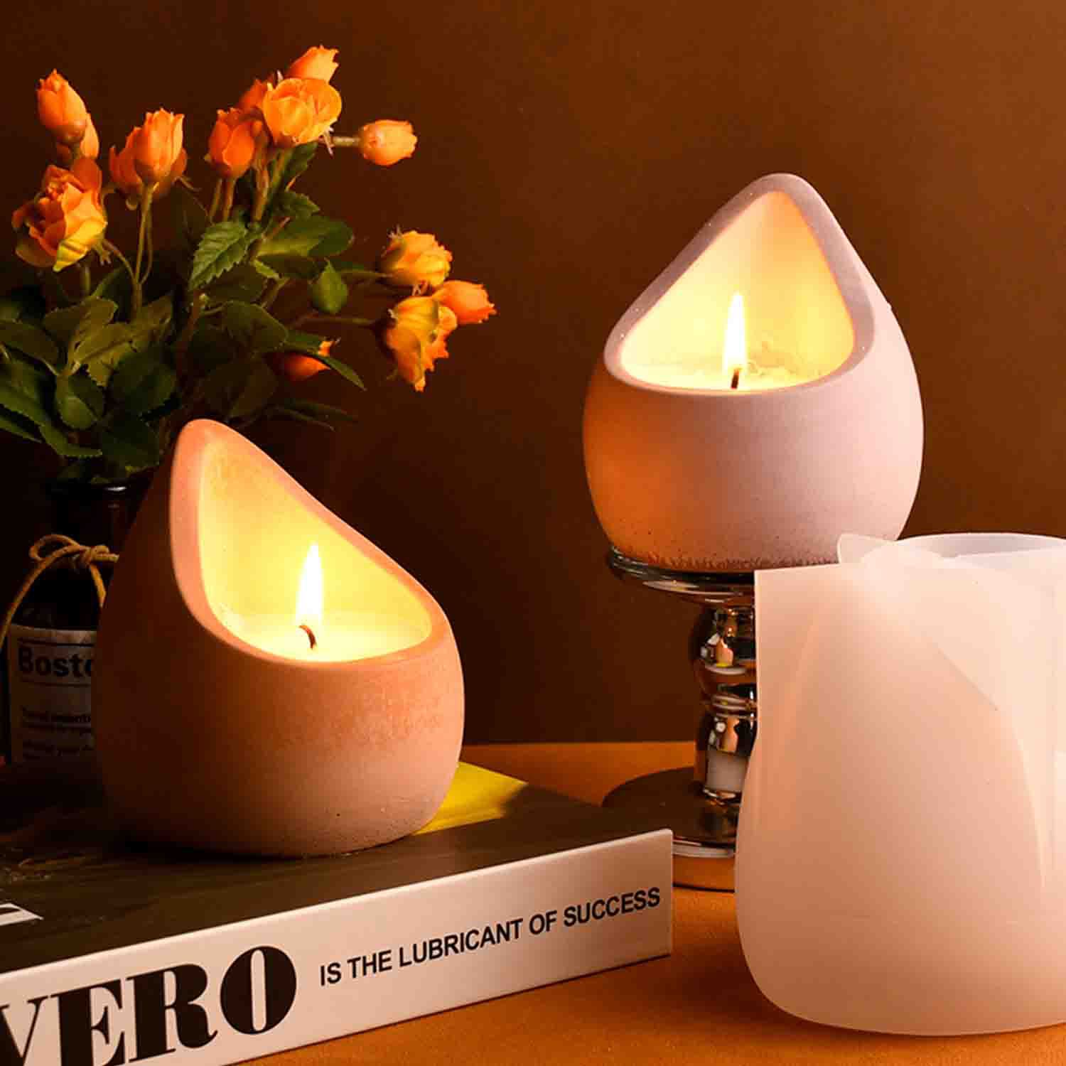 قالب سيليكون لصنع الشموع العطر - مراجعة Candle Containers وسعره