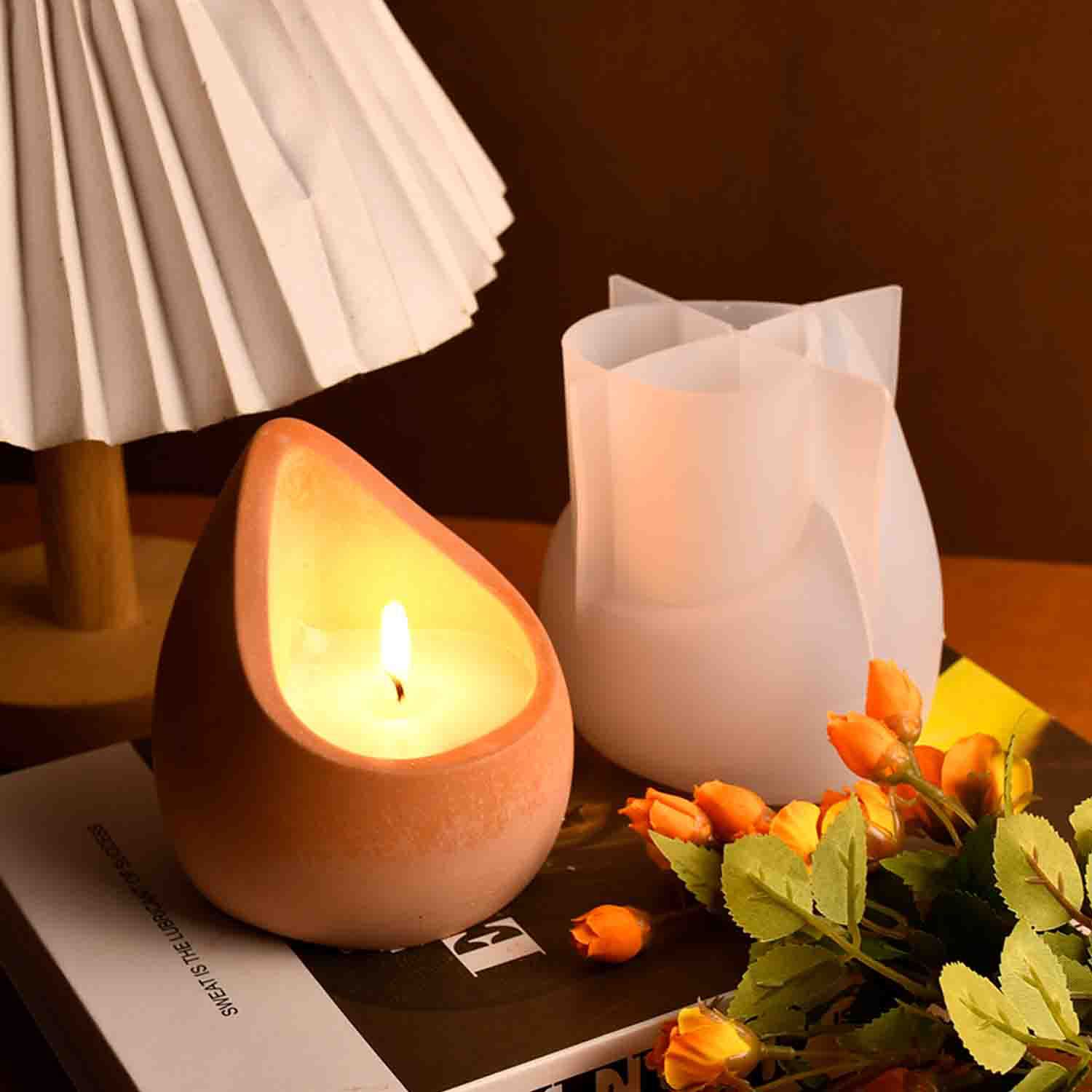 قالب سيليكون لصنع الشموع العطر - مراجعة Candle Containers وسعره