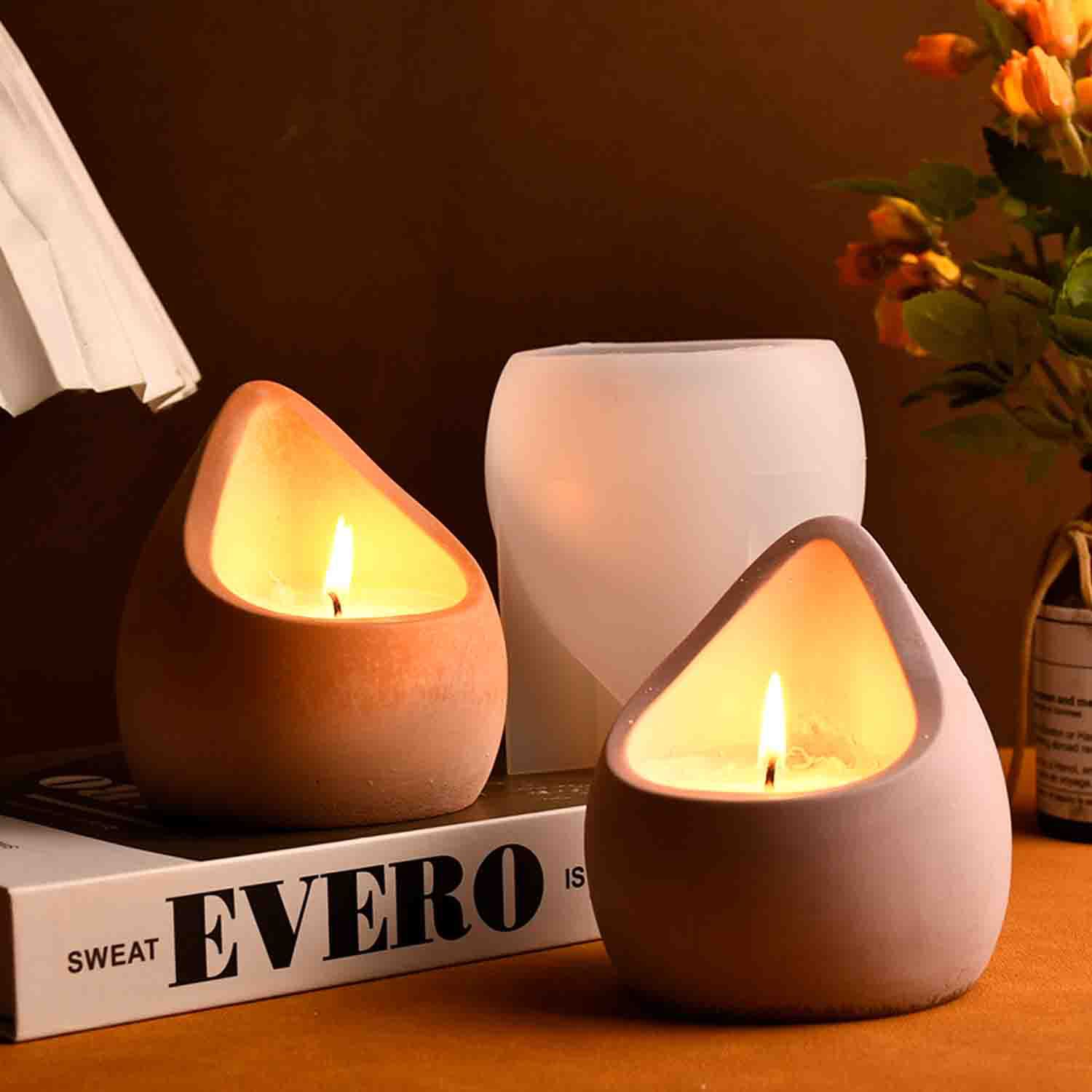 قالب سيليكون لصنع الشموع العطر - مراجعة Candle Containers وسعره