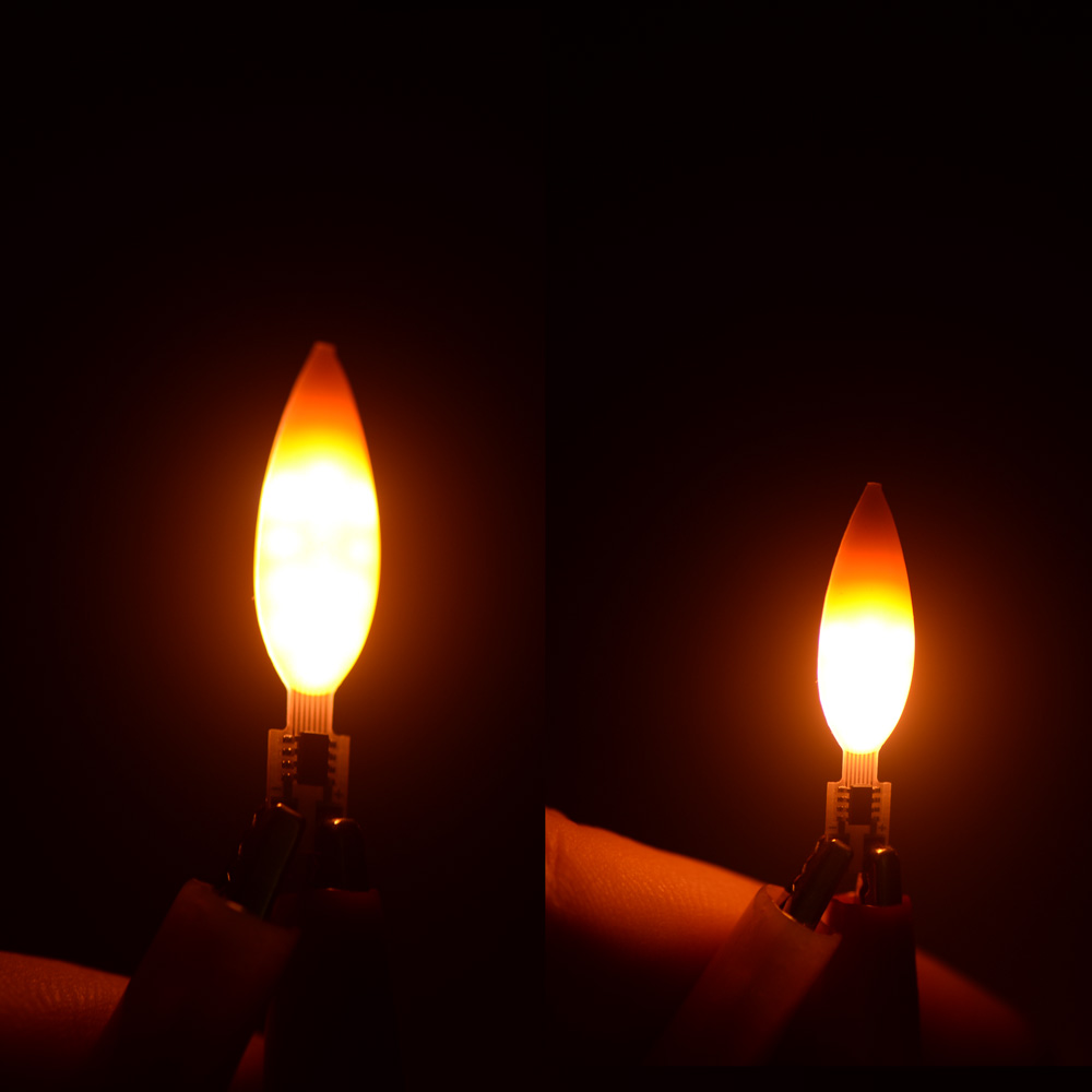 شعلة لهب وامضة بتيار مستمر 3 ف - مراجعة Candle Wick وسعره